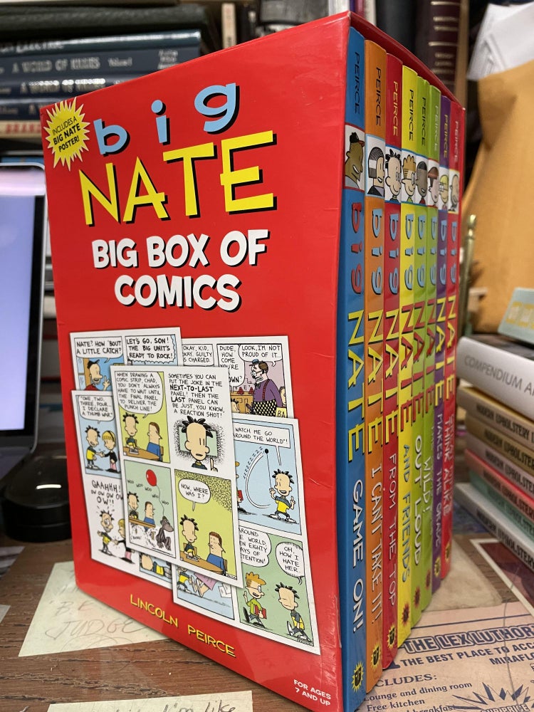 Item #74732 Big Nate Big Box of Comics: 8 Book Box Set. Lincoln Peirce.