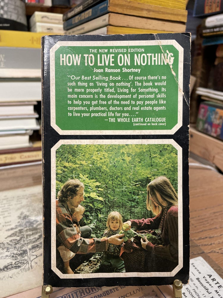 Item #74872 How to Live on Nothing. Joan Ranson Shortney.