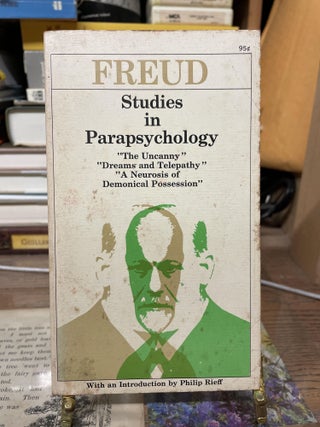 Item #74875 Studies in Parapsychology. Sigmund Freud