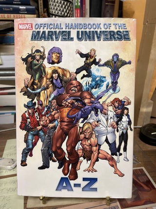 Item #75021 The Official Handbook of the Marvel Universe A to Z. Jeff Christiansean