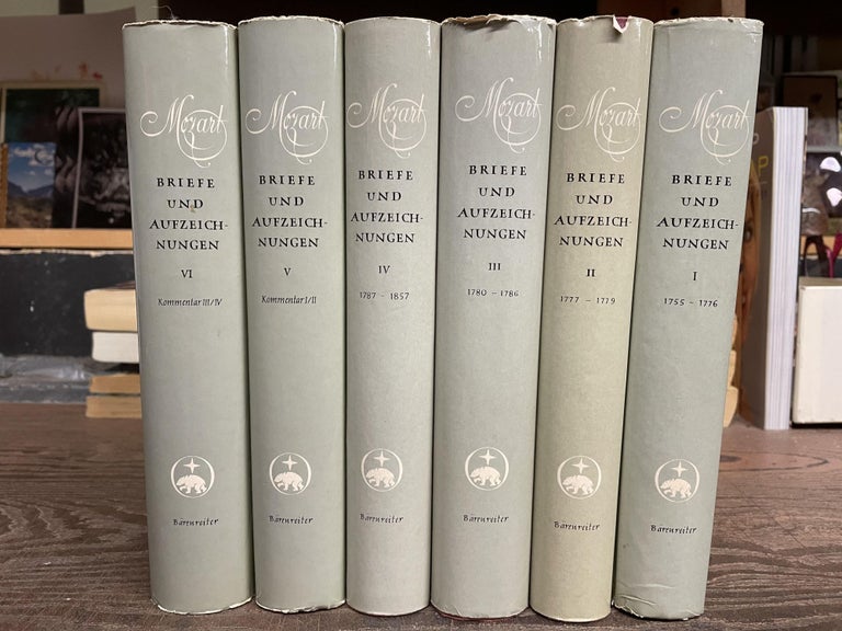 Item #75049 Mozart: Briefe und Aufzeichnungen (Six Volumes)