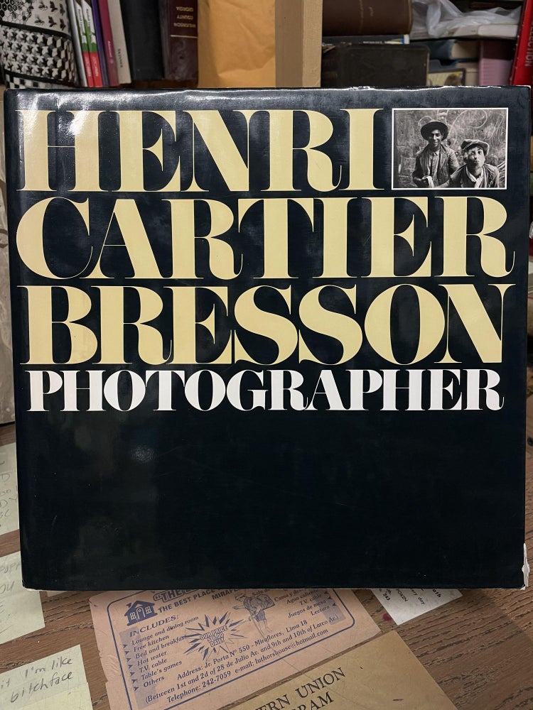 Item #75910 Henri Cartier Bresson: Photographer. Henri Bresson-Cartier.