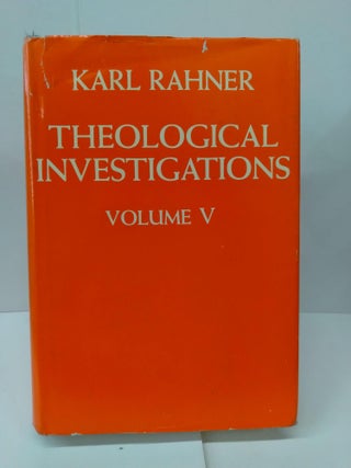 Item #76529 Theological Investigations: Later Writings. Karl Rahner