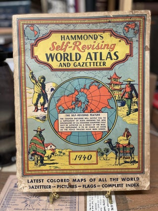 Item #76719 Hammond's Self-Revising World Atlas and Gazetteer, 1940