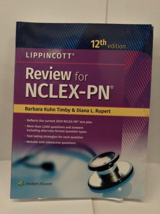 Item #76840 Lippincott Review for NCLEX-PN. Barbara Timby
