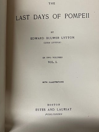 The Last Days of Pompeii (Complete Two Volume set)