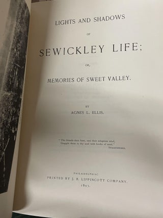 Lights and Shadows of Sewickley Life; or, Memories of Sweet Valley