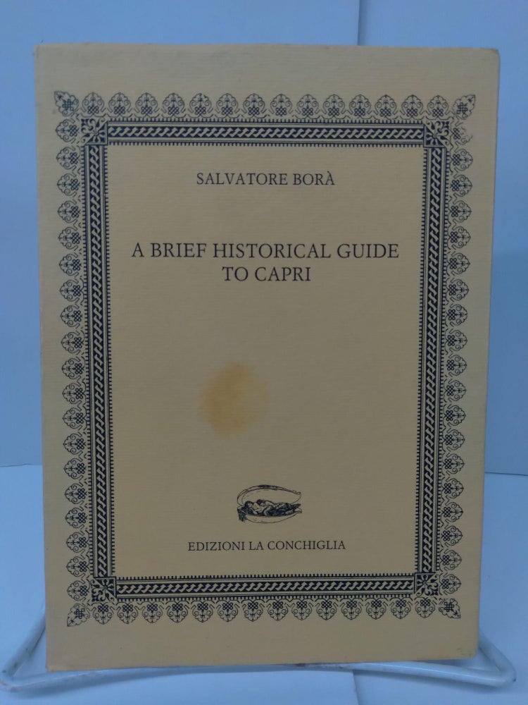 Item #77279 A Brief Historical Guide to Capri. Salvatore Borà.