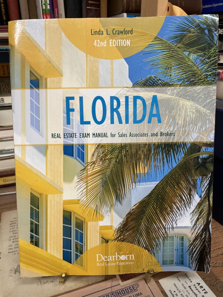 Item #77520 Florida: Real Estate Exam Manual for Sales Associates and Brokers. Linda L. Crawford.