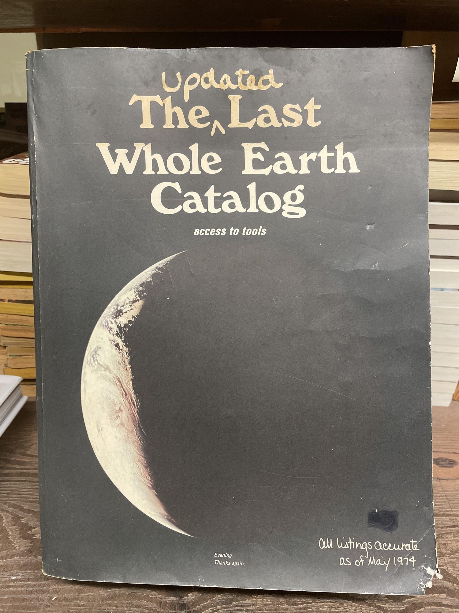 The Last Whole Earth Catalog