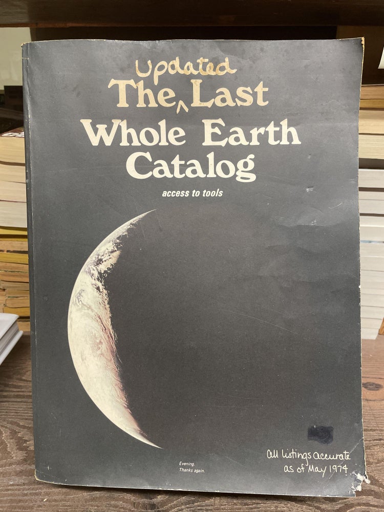 Item #77731 The Last Whole Earth Catalog