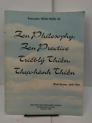 Item #77855 Zen Philosophy, Zen Practice. Thich-Thien-An