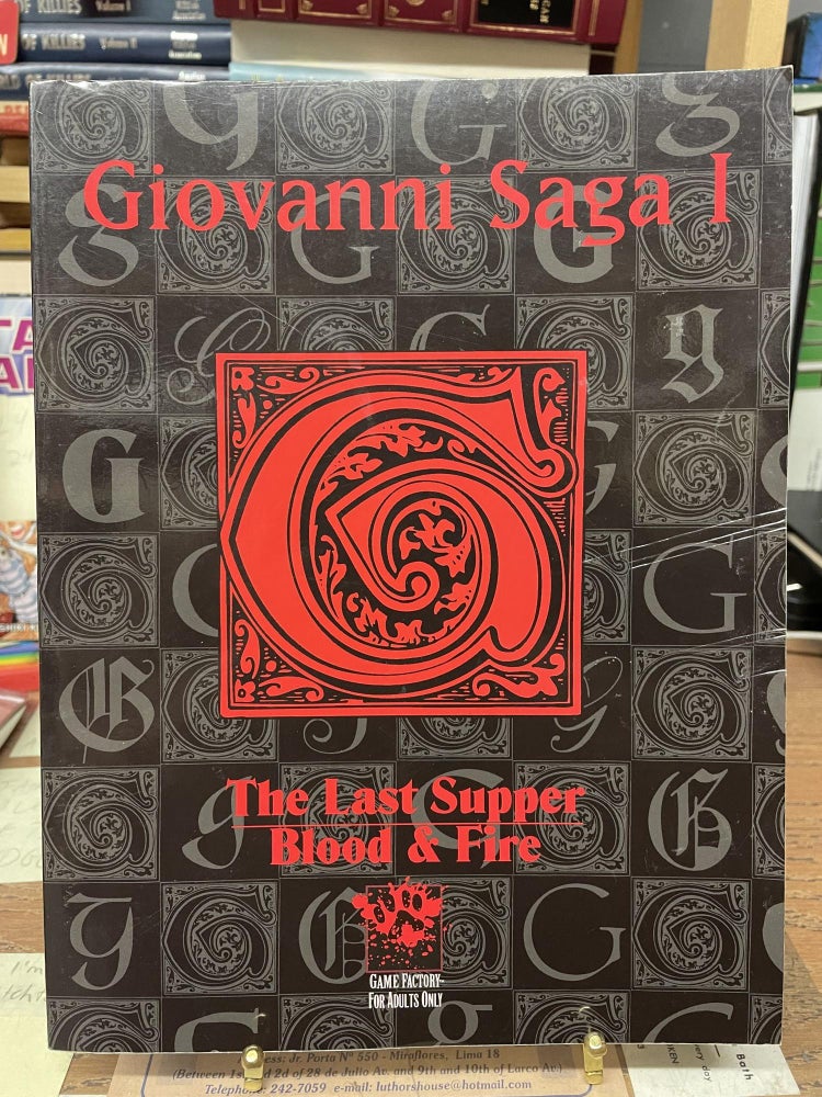 Item #79860 Giovanni Saga 1: The Last Supper and Blood & Fire. Daniel Greenberg.