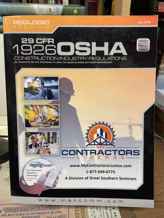 Item #80507 29 CFR 1926 OSHA Construction Industry Regulations. OSHA