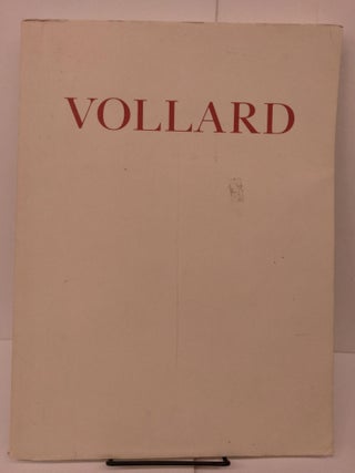 Item #81236 Ambroise Vollard: Editeur les Peintres-Graveurs 1895-1913