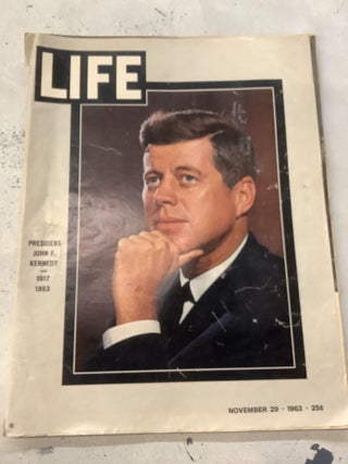 Item #81391 LIFE Magazine, November 29, 1963, President John F. Kennedy 1917-1963. LIFE Magazine