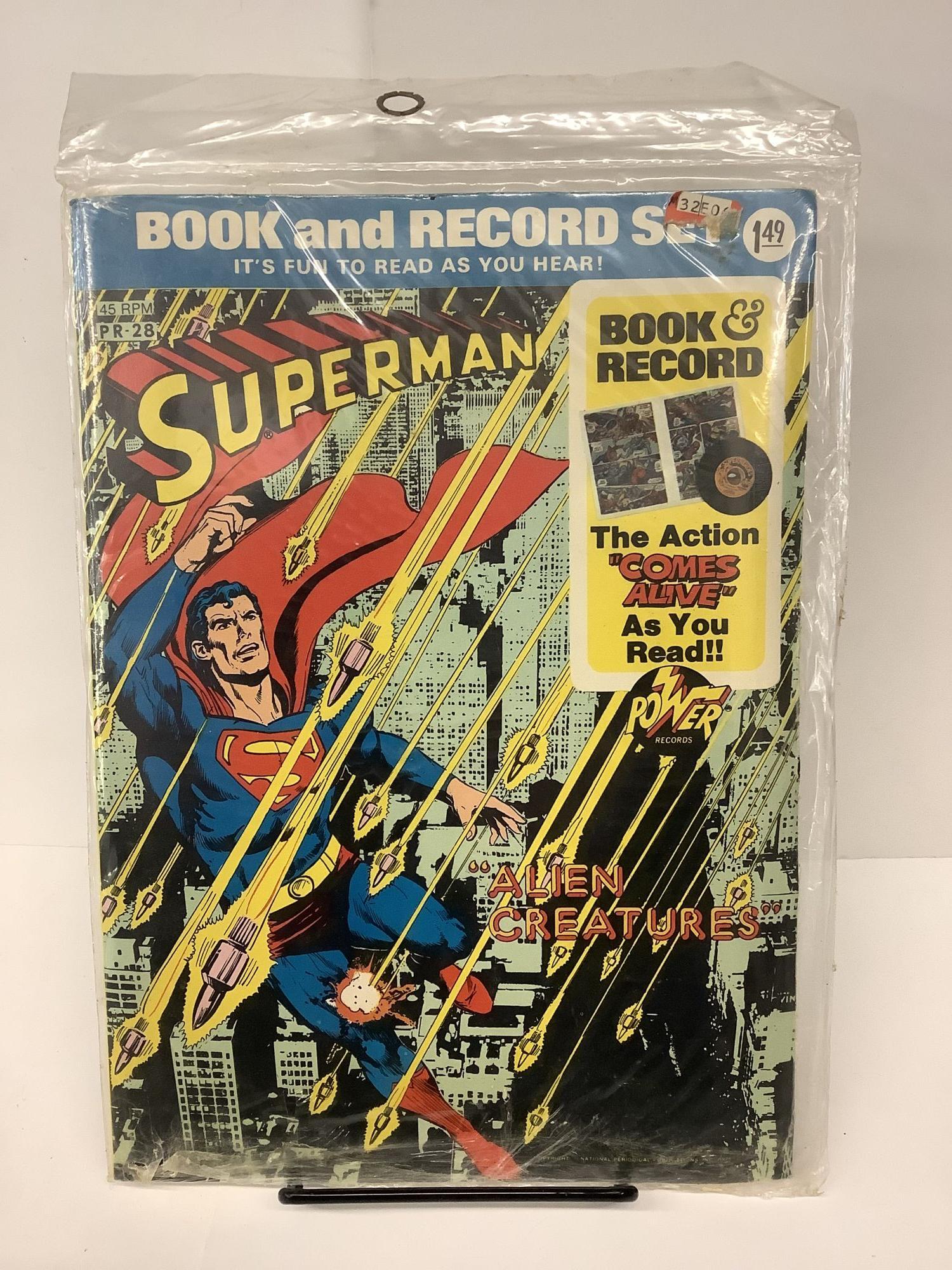 Alien Creatures, Superman Book and Record Set | DC Comics