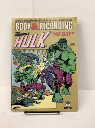 Item #81454 At Bay, The incredible Hulk Book and Record Set PR11. Marvel Comics