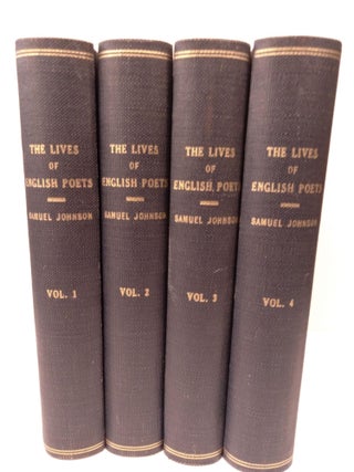 Item #81483 The Lifes of English Poets. Samuel Johnson