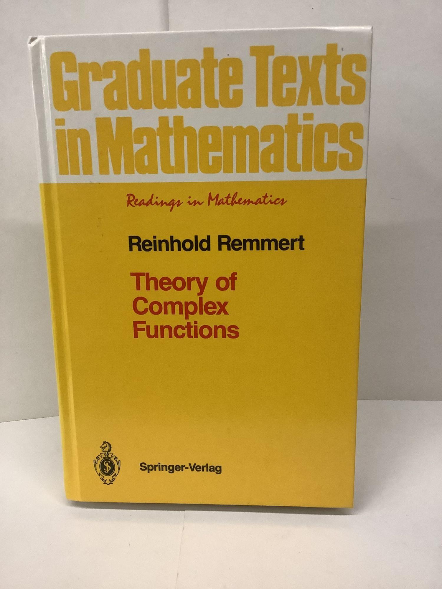 Theory of Complex Functions, Readings in Mathematics, Graduate 