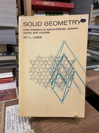 Item #82417 Solid Geometry. L. Lines
