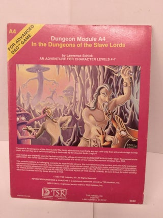 Item #82451 Advanced Dungeons and Dragons: Dungeon Module A4, In the Dungeons of the Slave Lords....