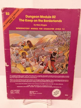 Item #82455 Keep on the Borderlands Dungeon Module B2: Dungeons & Dragons Introductory Module for...