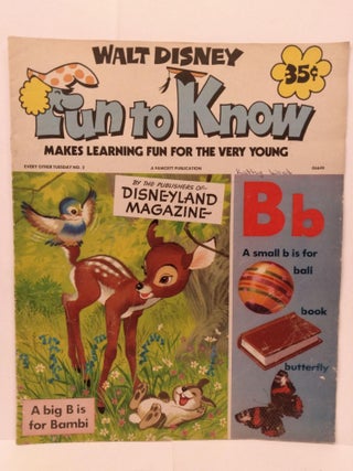 Item #82480 Walt Disney Fun to Know: Makes Learning Fun for the Very Young