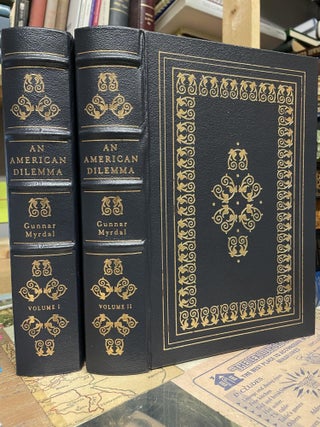 Item #83020 An American Dilemma (Two-volume Set). Gunnar Myrdal