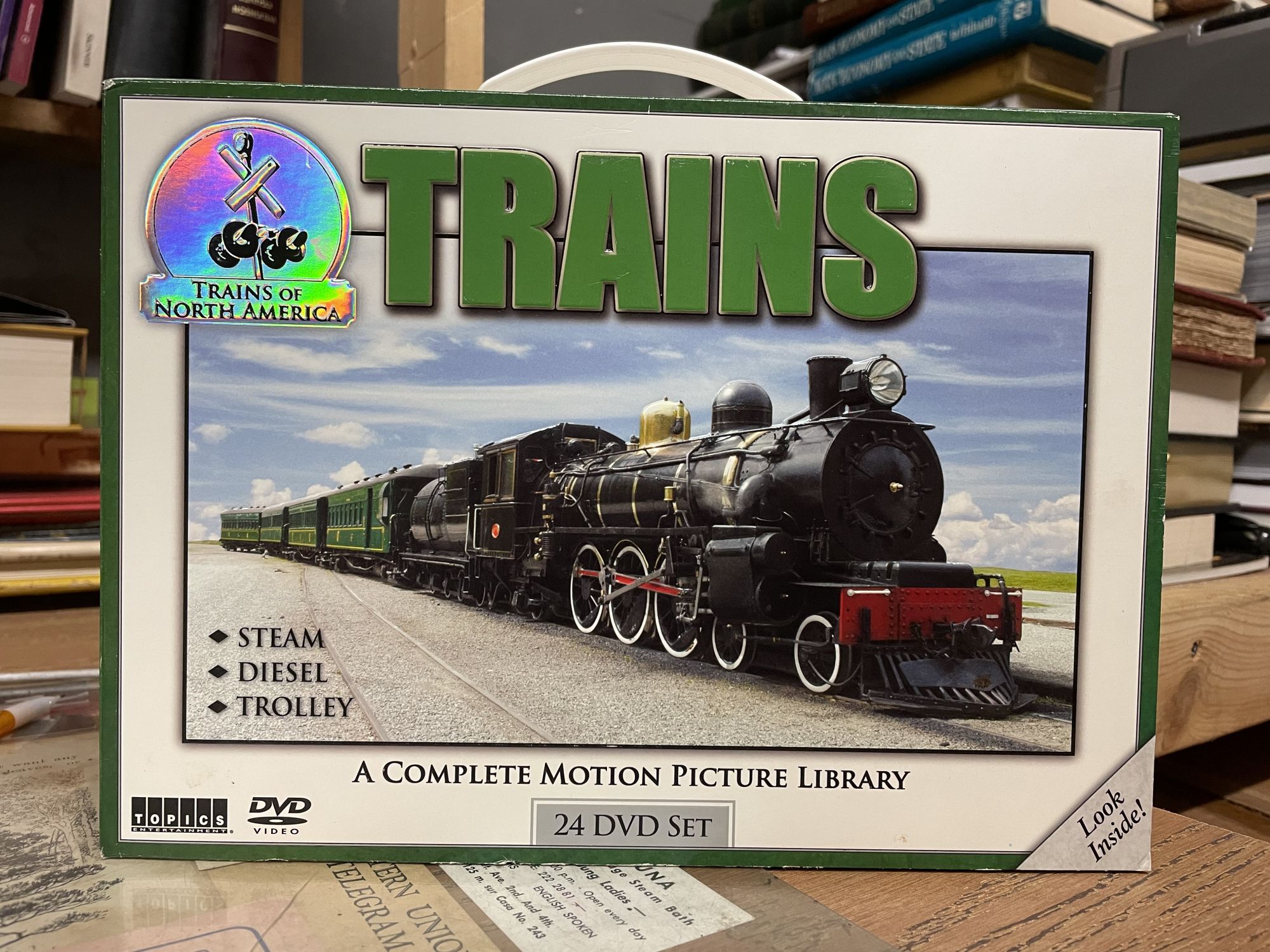 Trains Complete Motion Picture Library DVD 2009 24-Disc Set