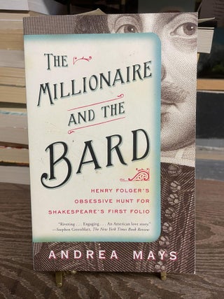 Item #83866 The Millionaire and the Bard. Andrea Mays