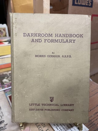 Item #84046 Darkroom Handbook and Formulary. Morris Germain