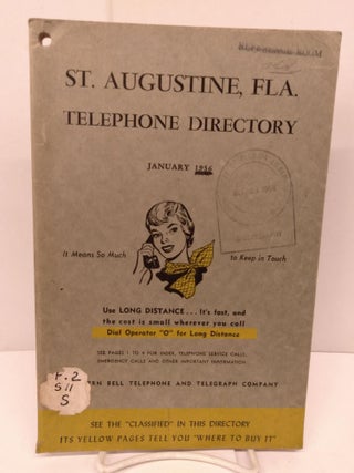 Item #84314 St. Augustine, FLA. Telephone Directory