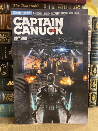 Item #84637 Captain Canuck, Vol. 4: Invasion. Jay Baruchel, Van Jensen, Conor McCreery