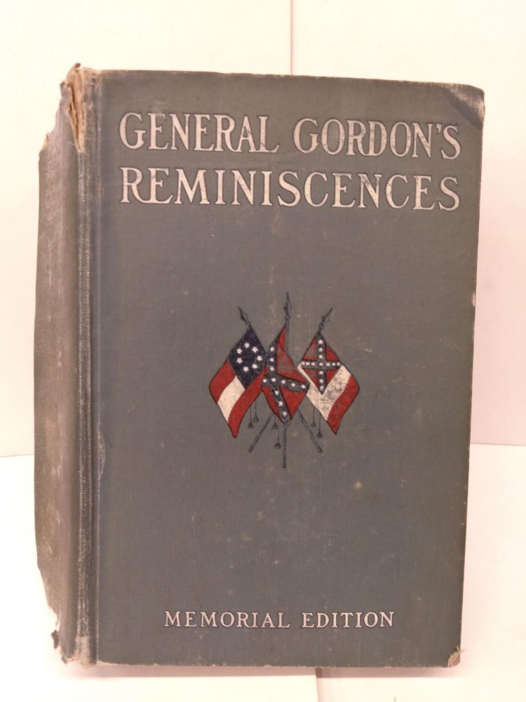 Item #84816 General Gordon's Reminiscences. General John B. Gordon.