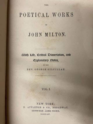 Milton's Poetical Works, Vol. I
