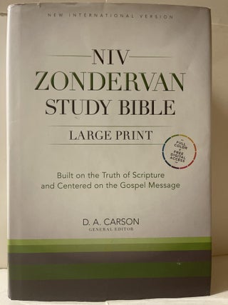 Item #85572 NIV Zondervan Study Bible, Large Print, Hardcover: Built on the Truth of Scripture...