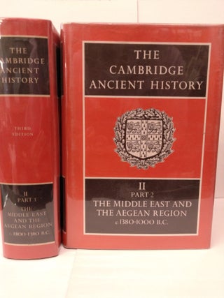 Item #85592 The Cambridge Ancient History Volume 2, Part 1: The Middle East and the Aegean...