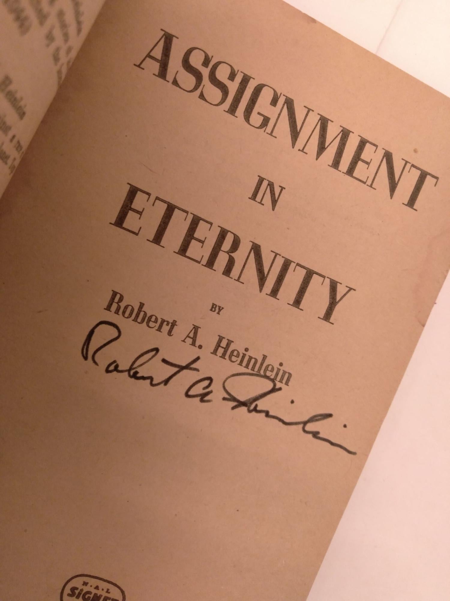 heinlein assignment in eternity