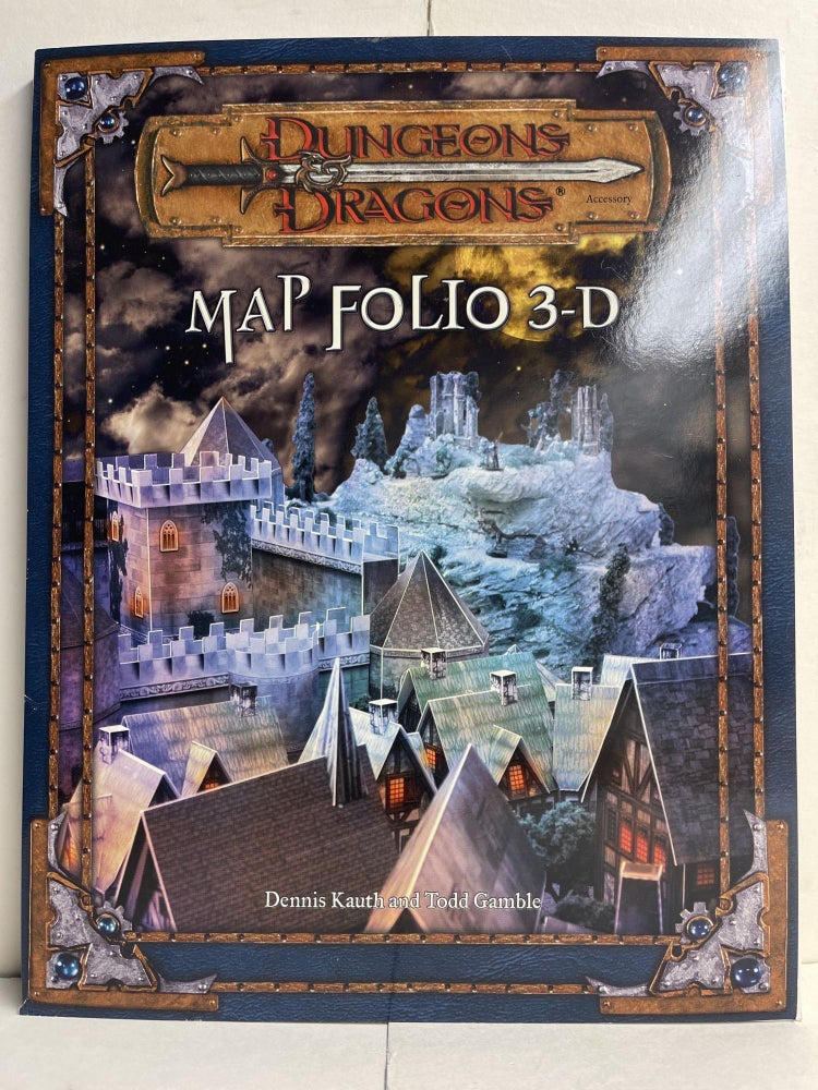 Item #85799 Dungeon & Dragons Accessories: Map Folio 3-D. Dennis Kauth, Todd Gamble.