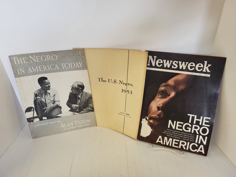 Item #86226 The Negro in America Today. Alan Paton.
