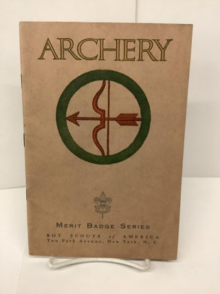 Item #86435 Archery Merit Badge Book. Boy Scouts of America