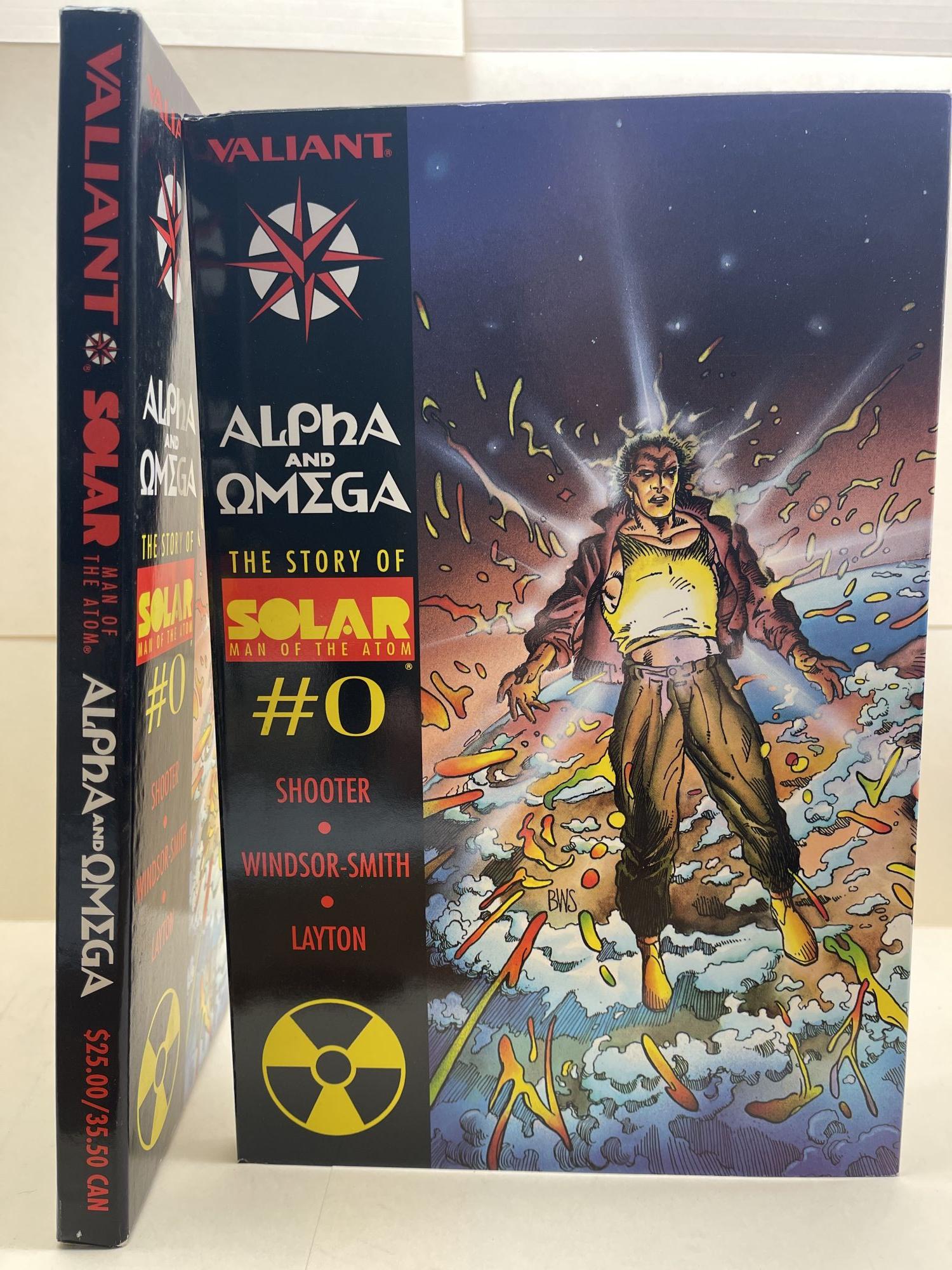 Alpha and Omega the Story of Solar Man of the Atom 0 by Barry Windsor Smith Jim Shooter Bob Layton on Chamblin Bookmine