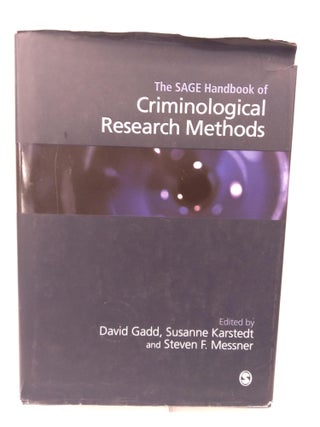 Item #86817 The SAGE Handbook of Criminological Research Methods. David Gadd