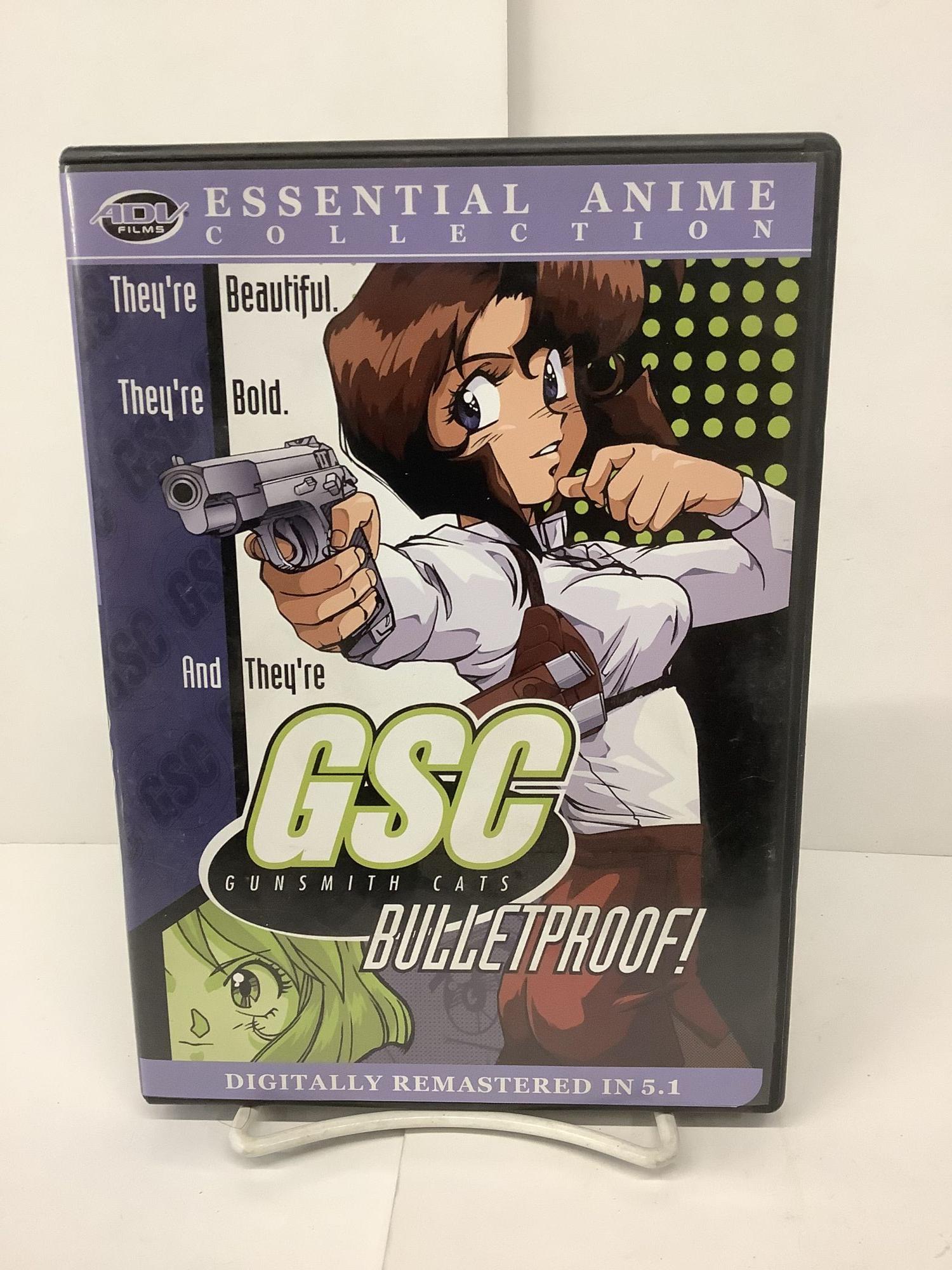 GSC Gunsmith Cats Bulletproof DVD English Subbed/Dubbed Anime ADV  AUTHENTIC/OOP | eBay