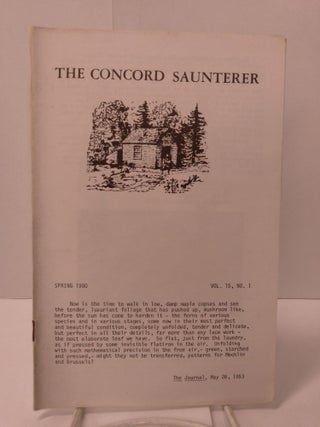 Item #87884 The Concord Saunterer: Vol. 15, No. 1