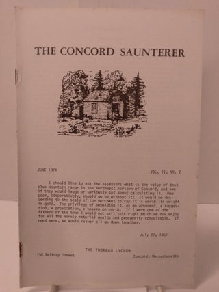 Item #87889 The Concord Saunterer: Vol. 11, No. 2