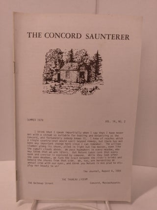 Item #87895 The Concord Saunterer: Vol. 14, No. 2
