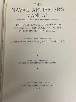 The Naval Artificer's Manual