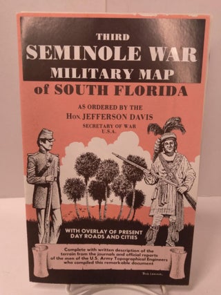 Item #88199 Third Seminole War Military Map of South Florida. Robert E. Lamme